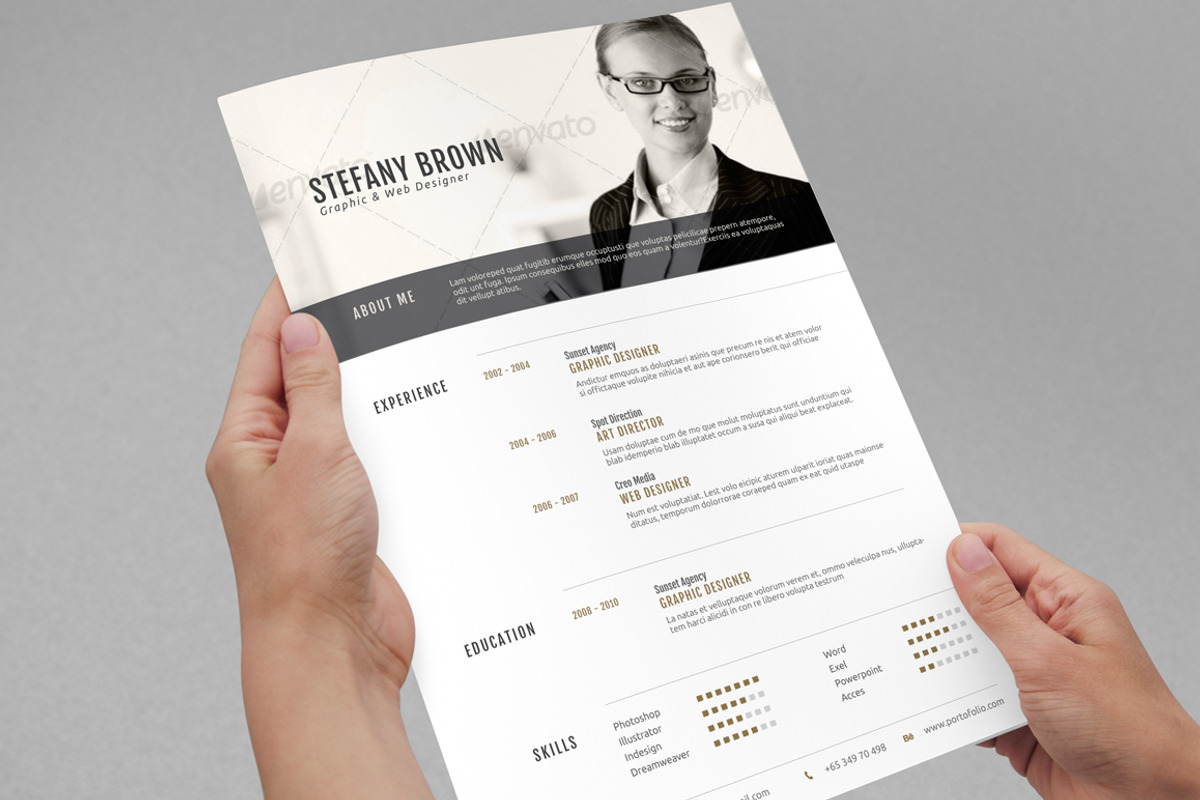 Clean Resume II, a Resume Template by sz81 (Photo 3 of 5)