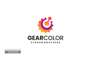 Gear Gradient Colorful Logo, a Branding & Logo Template by ivan_artnivora