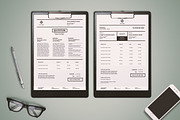 Invoicing Template (InDesign), a Stationery Template by Design Shop (Thumbnail 1 of 5)