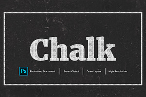 Chalk Text Effect & Layer Style