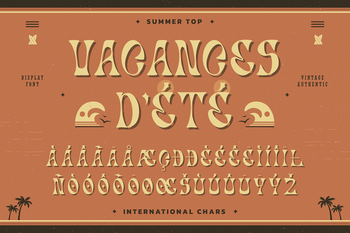 Summer Top Display Typeface, a Serif Font by infernostudio3 (Photo 9 of 11)