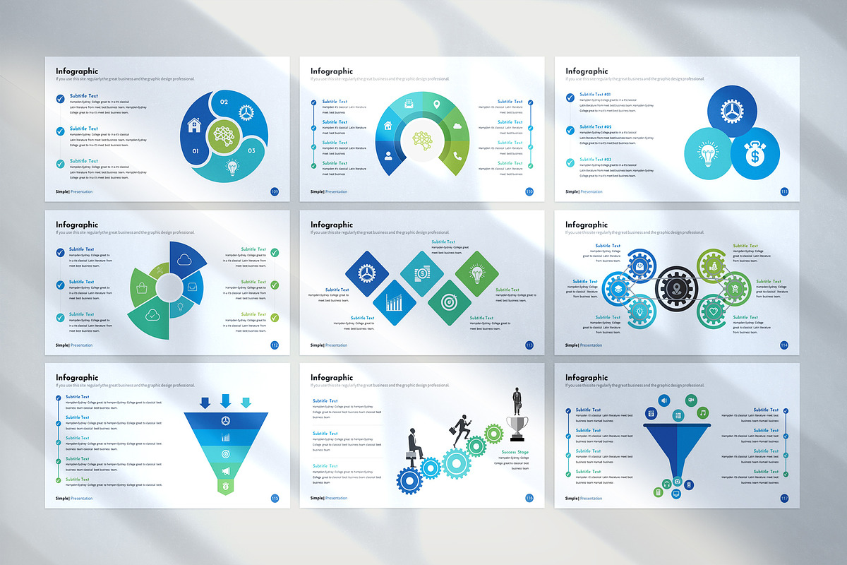 Simple PowerPoint Template, a Presentation Template by White Graphic (Photo 15 of 16)