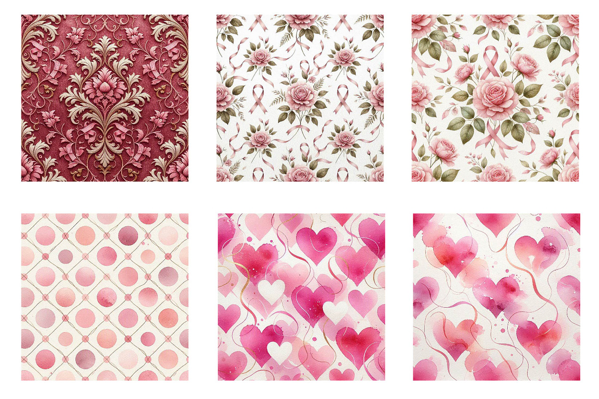Breast Cancer Awareness Digital, a Pattern Graphic by fashionaddict (Photo 2 of 6)