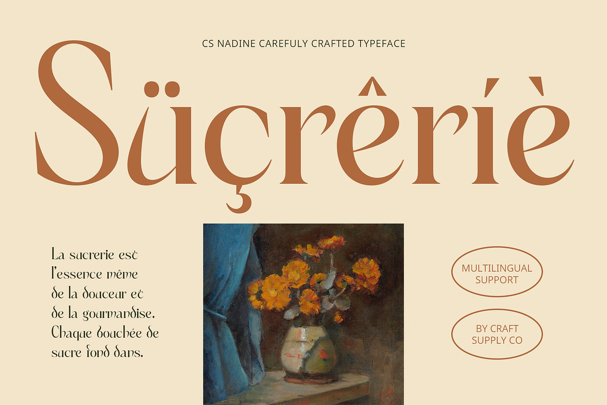 CS Nadine – Uncial Font, a Serif Font by Craft Supply Co. (Photo 6 of 8)