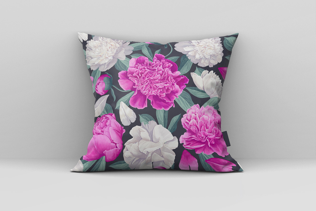 Peonies Seamless Pattern, a Pattern Graphic by MarynaPetrovska (Photo 14 of 15)