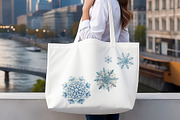 Christmas Snowflake Clipart, a Seasonal Illustration by GalaDesign03 (Thumbnail 5 of 6)