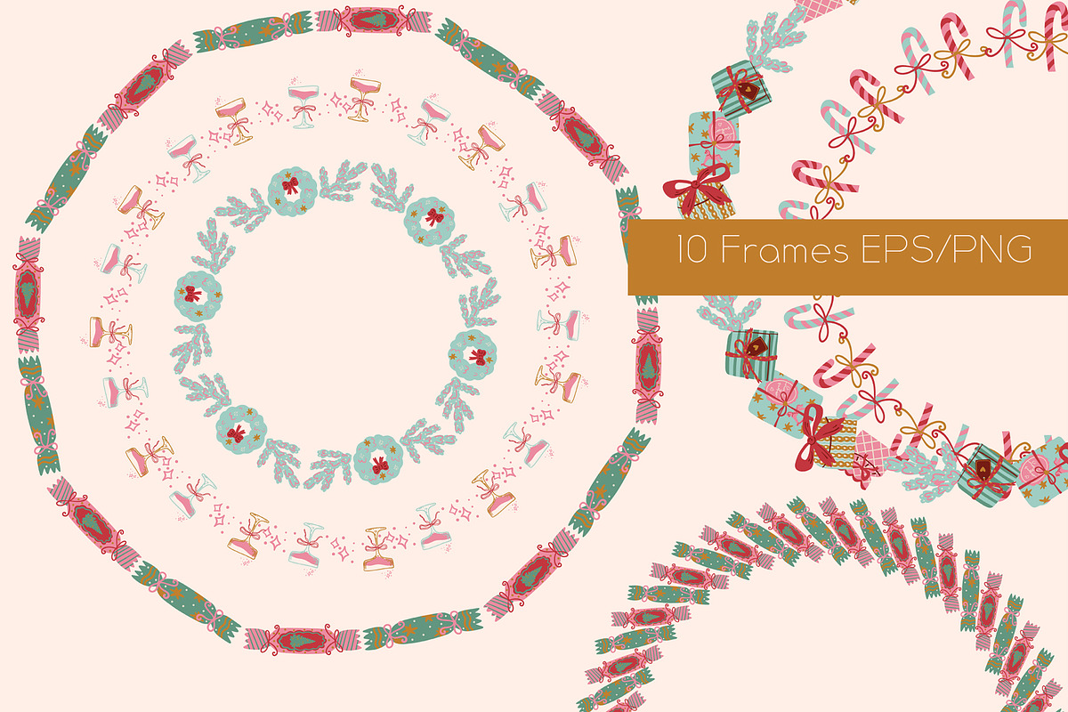 Christmas Party, a Seasonal Illustration by Carpet Tapete Pretzel (Photo 5 of 18)