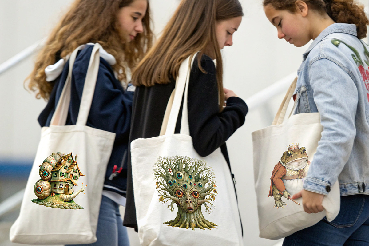 A cool set of fantasy monsters., a Decorative Illustration by Designs by Helen Trupak (Photo 3 of 5)