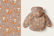 Winter fox, a Pattern Graphic by Olena Kuznietsova (Thumbnail 5 of 10)