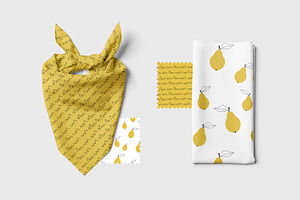 Fruits And Abstract Kids Patterns