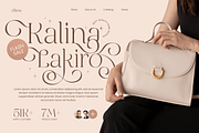 Elarose- Luxury Cinematic Serif Font, a Serif Font by Sensatype (Thumbnail 2 of 13)