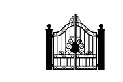 Ornate Iron Gate SVG Bundle, an Illustration by Designs_River (Thumbnail 25 of 31)