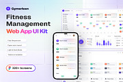 Fitness Management Web App UI Kit, an UI Kit Template by Lumina_ui_ux202 (Thumbnail 1 of 7)