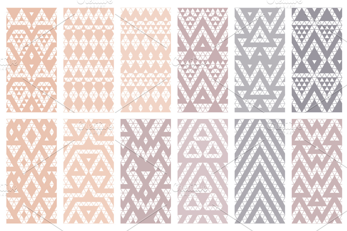 32 Aztec seamless patterns, a Pattern Graphic by tamara.comotomka (Photo 2 of 2)