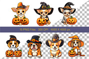Cute Halloween dogs. TShirt Sticker., an Animal Illustration by KENO Mascots (Thumbnail 3 of 8)