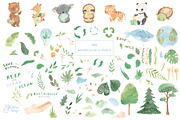 ETHICAL LIVING FRIENDS. Animals set, an Animal Illustration by OlliArtDesign (Thumbnail 3 of 12)
