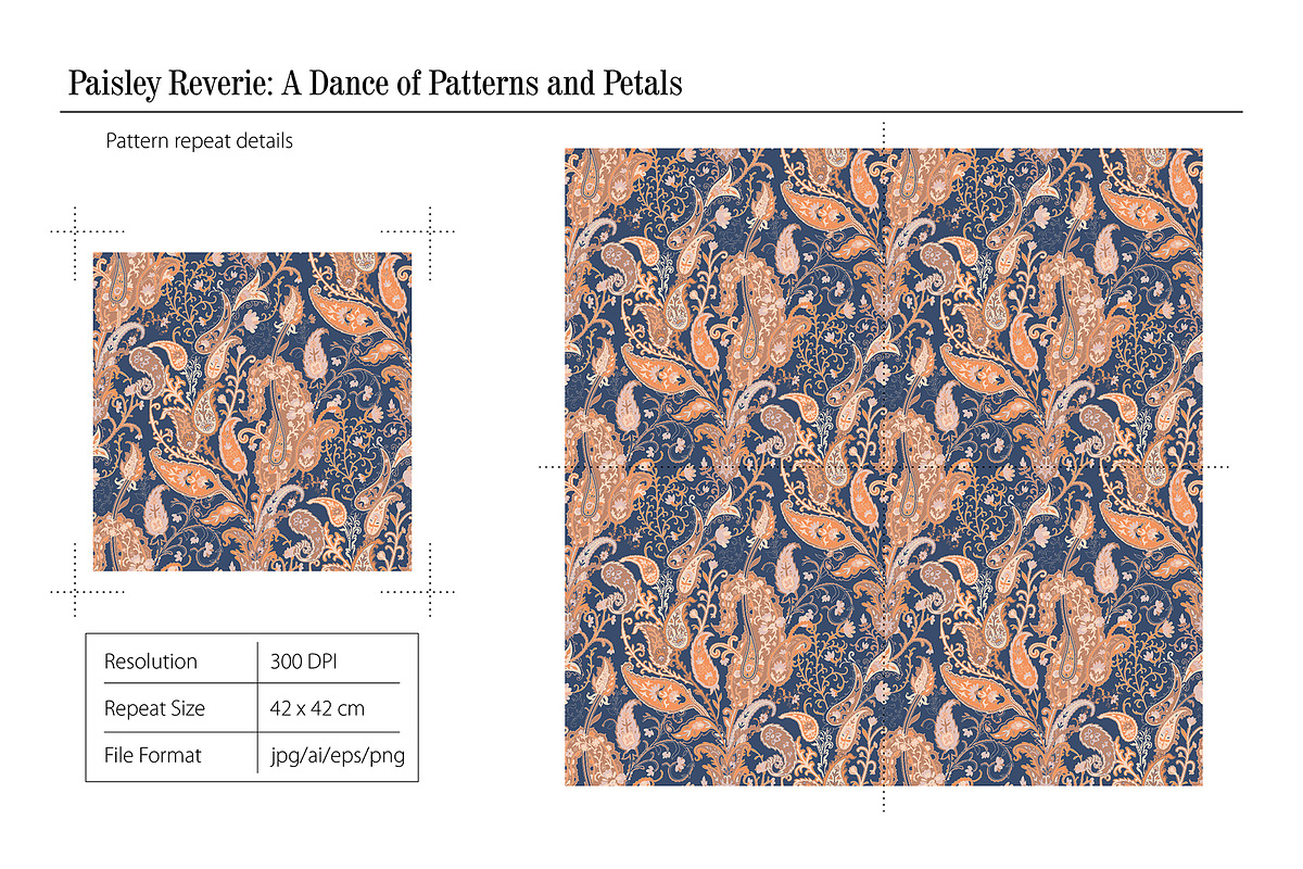 Boho Paisley & Floral Patterns, a Pattern Graphic by Sonulkaster (Photo 2 of 13)