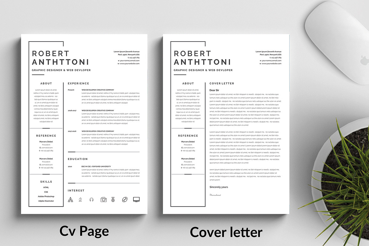 ATS Friendly resume, a Resume Template by Blackcloud_Creations (Photo 6 of 8)