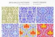 Evening Flowers Patterns, a Pattern Graphic by GVGraphics (Thumbnail 5 of 13)
