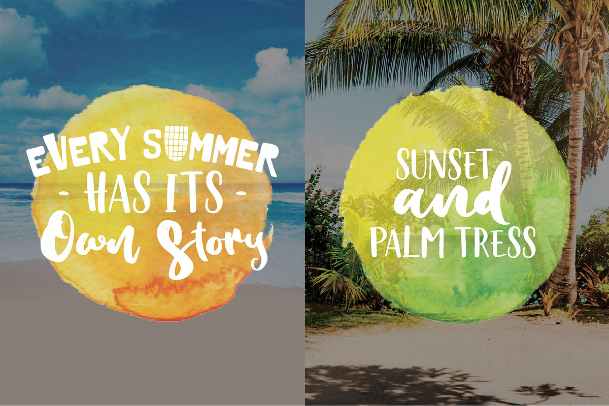 Waves Vibes Trio Font preview 4