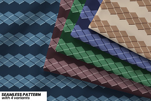Staggered Glow Pattern, a Pattern Graphic by Pyopo