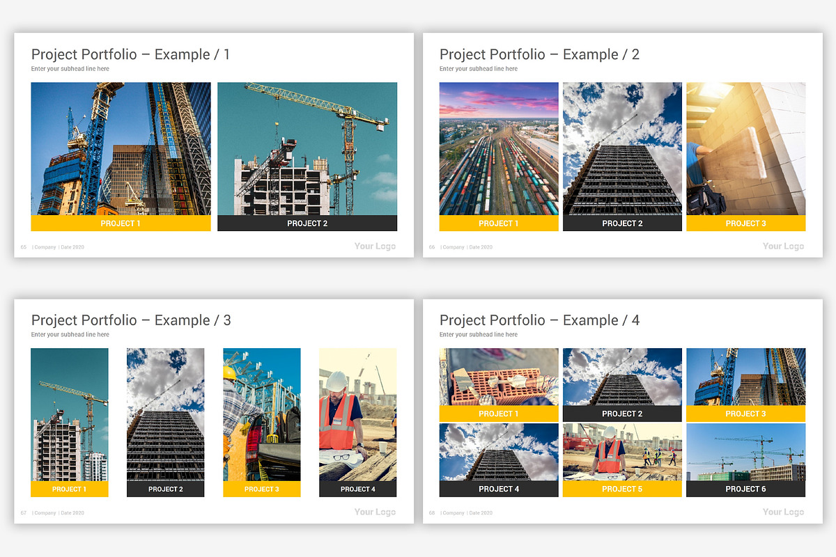 Construction PowerPoint Template, a Presentation Template by SlideOne (Photo 12 of 12)