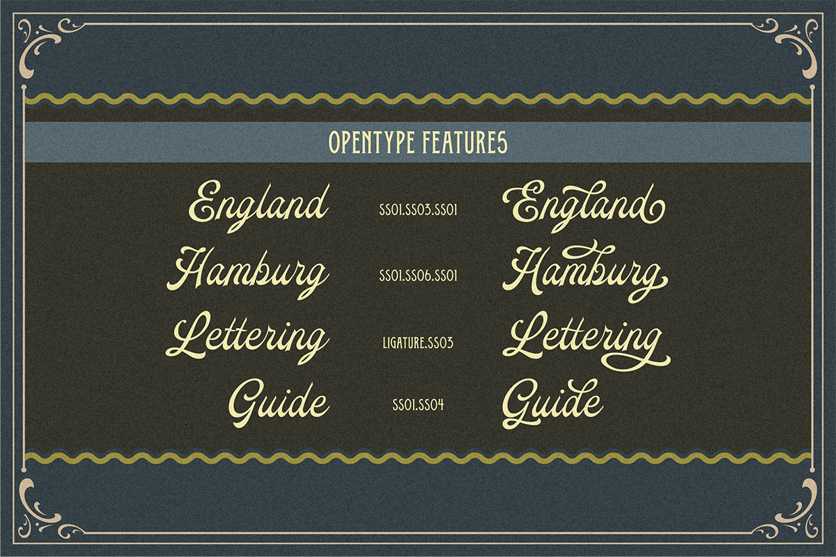 Oldy Beany Font Duo + Extras preview 6