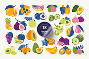Tropical Fruits Illustration, a Food Illustration by KetteCreate (Thumbnail 5 of 14)
