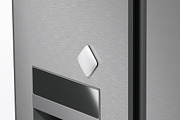 White Rhombus Fridge Magnet 3D Model, an Object 3D Model by rebrandy (Thumbnail 3 of 9)