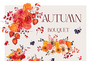 AUTUMN. Hand draw watercolor, an Object Graphic by ma_i_vi (Thumbnail 4 of 14)