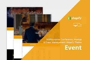 Event Management Shopify Theme