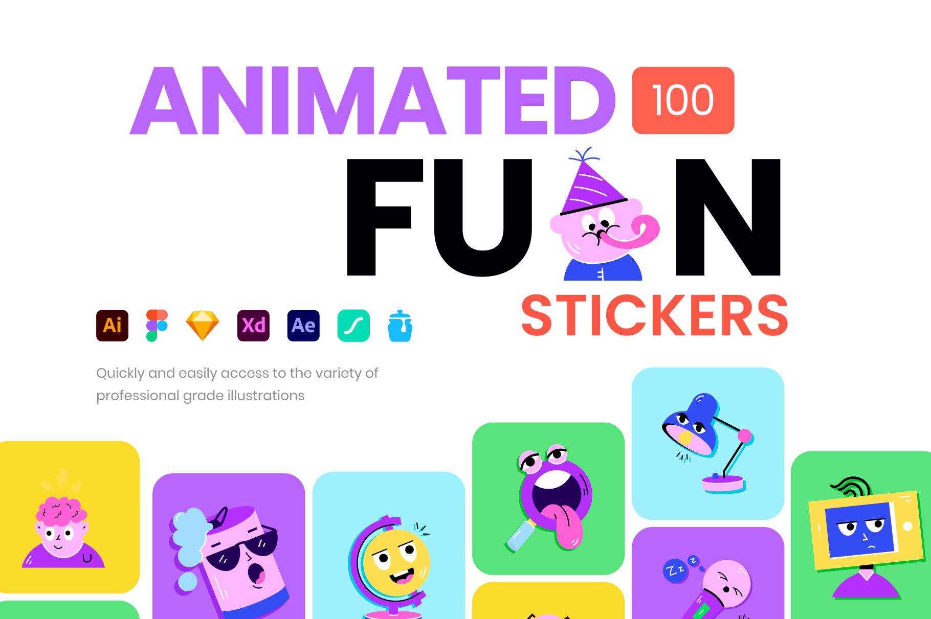 Animated Fun Stickers