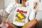 Softball Mama PNG, an Illustration by Daily.Designs (Thumbnail 4 of 5)