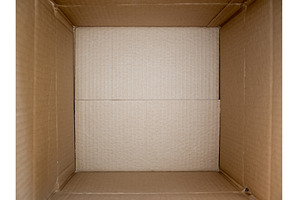 Opened cardboard box close up, a Background Photo by Fascinadora