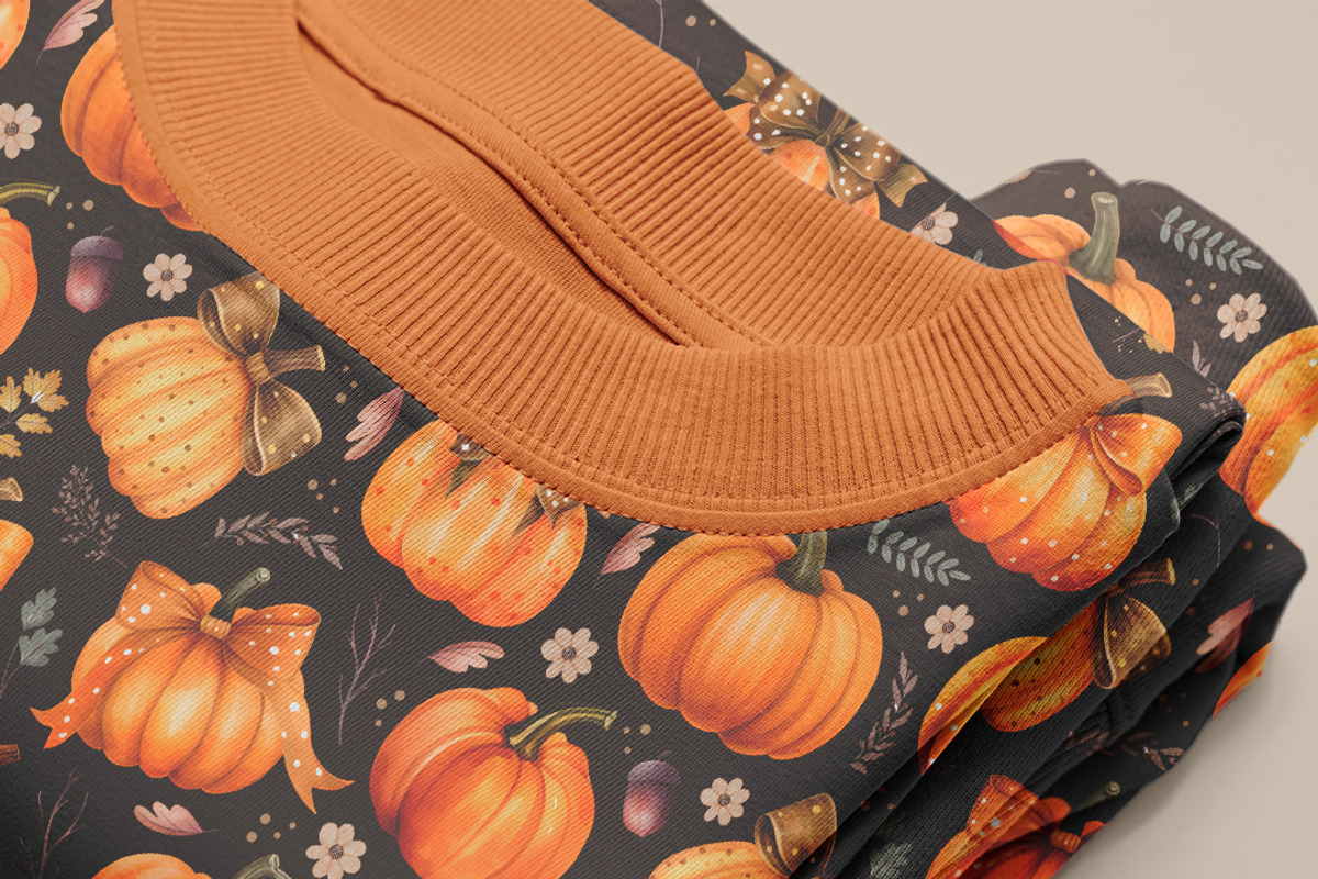 Autumn Pumpkins - Seamless Pattern, a Pattern Graphic by Kreeya Art Shop (Photo 9 of 13)