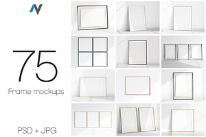 Minimalist Frame Mockup Bundle Set