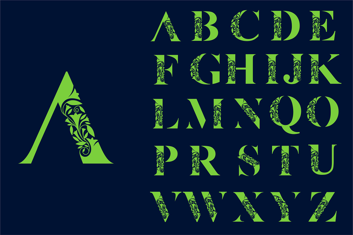 alphabets A to Z  design vector, a Branding & Logo Template by BARONSTD (Photo 1 of 4)