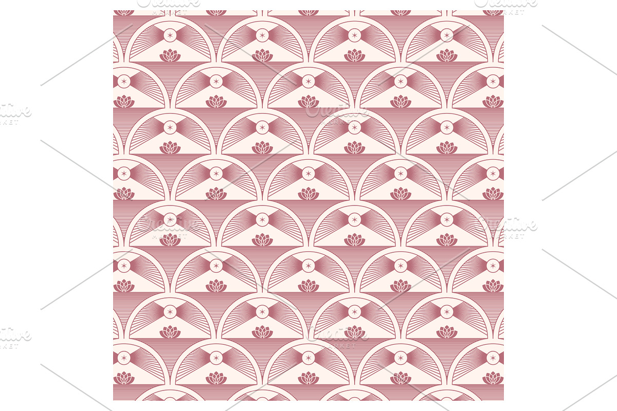 Art Deco Inspired Pattern, a Pattern Graphic by Creative Backgrounds (Photo 3 of 4)