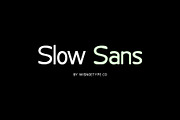 Slow Sans, a Sans Serif Font by WisnoetypeCo (Thumbnail 1 of 7)