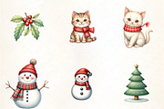 Cute Christmas Day Clipart, an Illustration by CrexoraLab (Thumbnail 4 of 5)