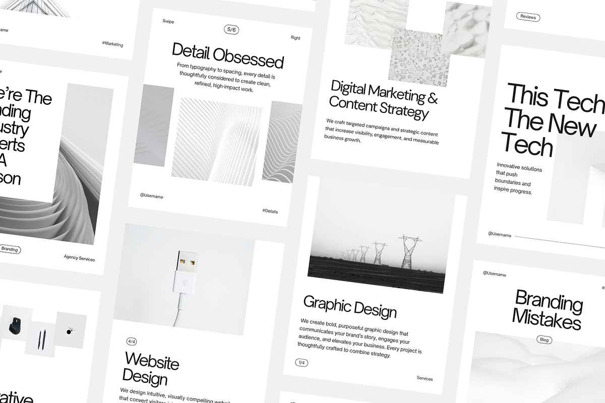 Modern Business Canva Templates, a Social Media Template by Defects (Photo 1 of 3)
