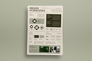 Green Skincare Brand Guideline, a Print Template by graphicook (Thumbnail 2 of 3)