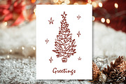 Hand drawn retro Christmas, an Object Illustration by RaDavCrafts (Thumbnail 6 of 9)