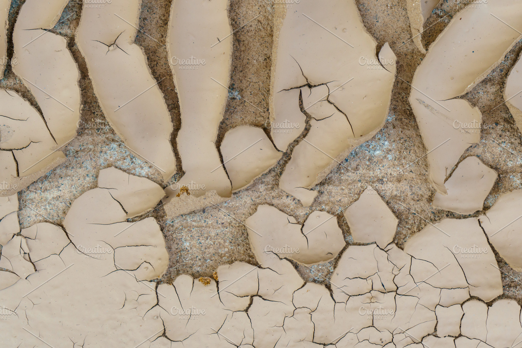 texture of red dry soil for brackground, an Abstract Photo by Casanowe-studio