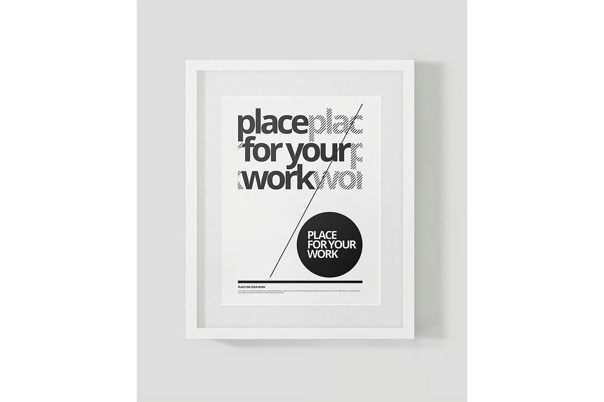 Frame For Your Work, an Advertising Mockup by zippypixelstudio (Photo 16 of 16)