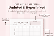 Minimalist Digital Planner Undated, a Templates & Theme by AestheticOrganizer (Thumbnail 7 of 10)