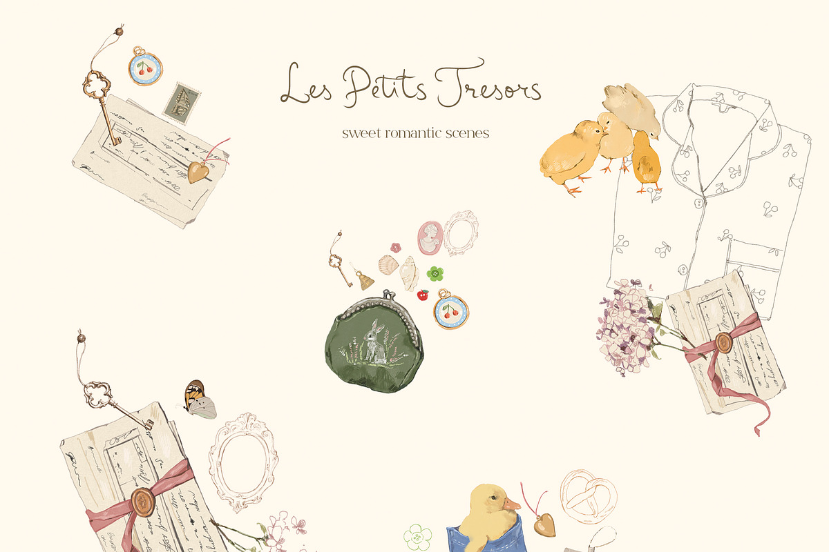 Cottagecore Vintage Illustrations, a Decorative Illustration by whiteheartdesign (Photo 12 of 21)