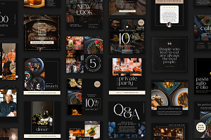 Restaurant Social Media Templates