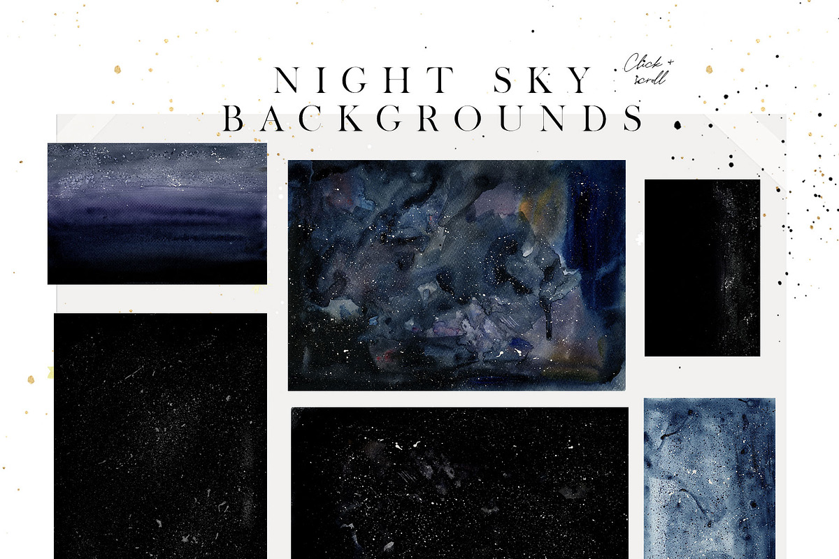 Galaxy Planets Watercolor Collection, an Education Illustration by Creativeqube Design (Photo 8 of 9)