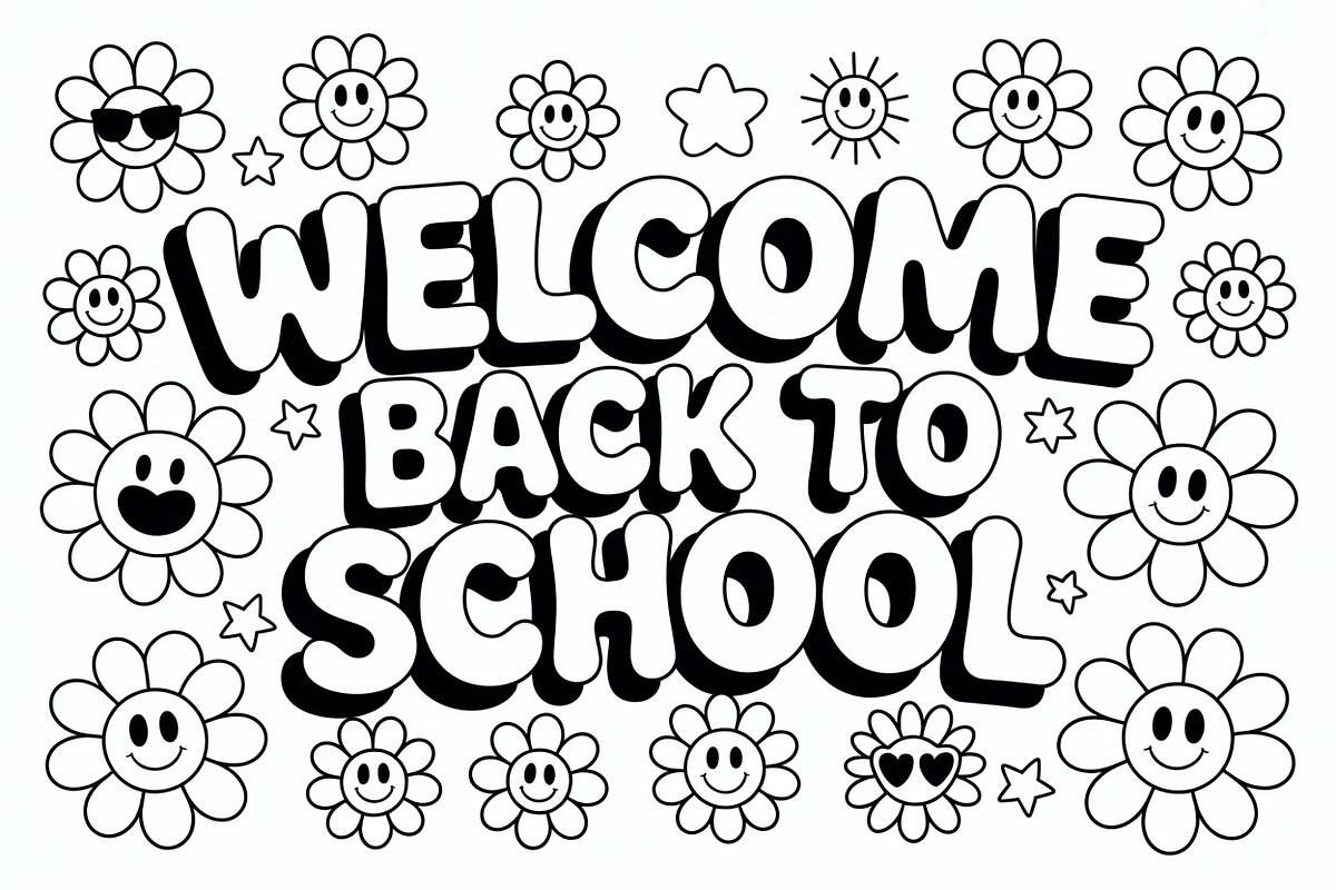 Back to School Coloring Pages design, an Illustration by Amazin_art (Photo 6 of 13)